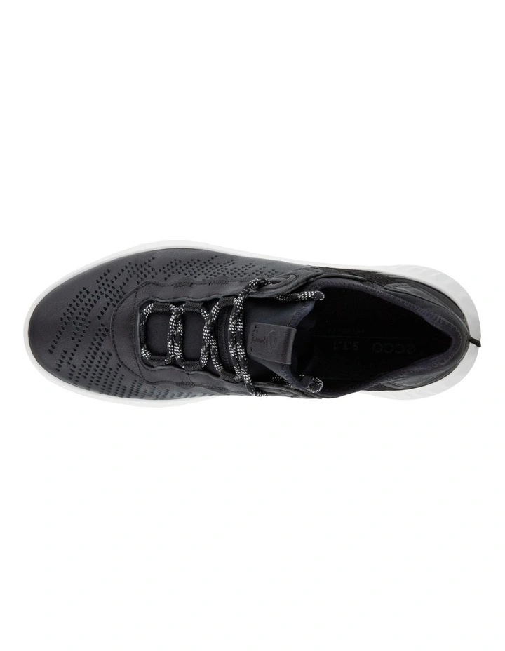 ECCO ATH-1 Elastic Lace Sneaker In Black 6 ECCO ATH-1 Elastic Lace Sneaker In Black - Image 4