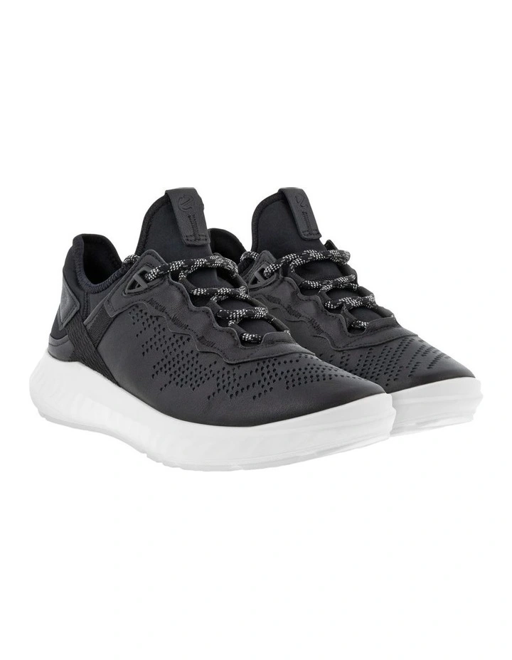 ECCO ATH-1 Elastic Lace Sneaker In Black 8 ECCO ATH-1 Elastic Lace Sneaker In Black - Image 6