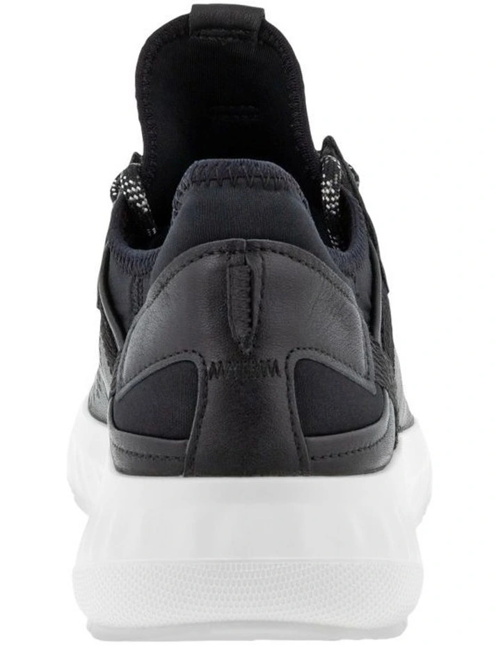 ECCO ATH-1 Elastic Lace Sneaker In Black 9 ECCO ATH-1 Elastic Lace Sneaker In Black - Image 7