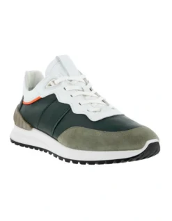 ECCO Astir Sneaker In White/Green