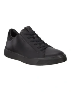 ECCO Street Tray Sneakers In Black