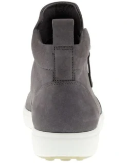 ECCO Soft 7 Zipped Ankle Boot In Dark Grey -Ecco 924475690 5 720x928