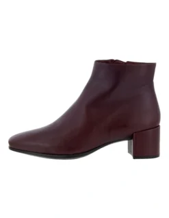 ECCO Shape 35 Squared Ankle Boots In Dark Brown -Ecco 924491890 3 720x928