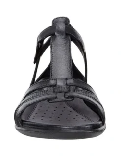 ECCO Flash T-Strap Sandal In Black -Ecco 924508000 3 720x928