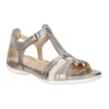 ECCO Flash T-Strap Sandal In Silver 2 ECCO Flash T-Strap Sandal In Silver -Ecco 924508090 1 720x928