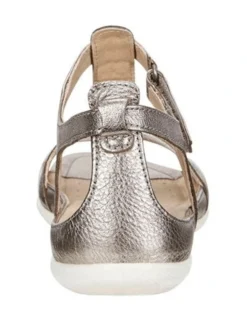 ECCO Flash T-Strap Sandal In Silver -Ecco 924508090 4 720x928