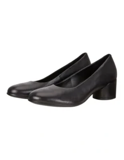 ECCO Shape 35 Mod Block Pumps In Black -Ecco 924508900 3 720x928