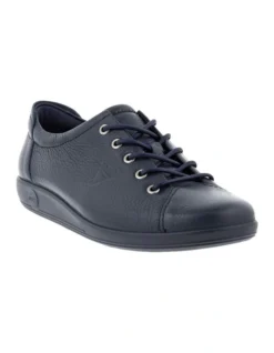 ECCO Soft 2.0 Sneaker In Dark Navy
