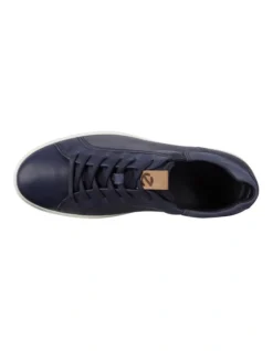 ECCO Soft 7 Contrast Heel Sneakers In Navy -Ecco 941553550 3 720x928