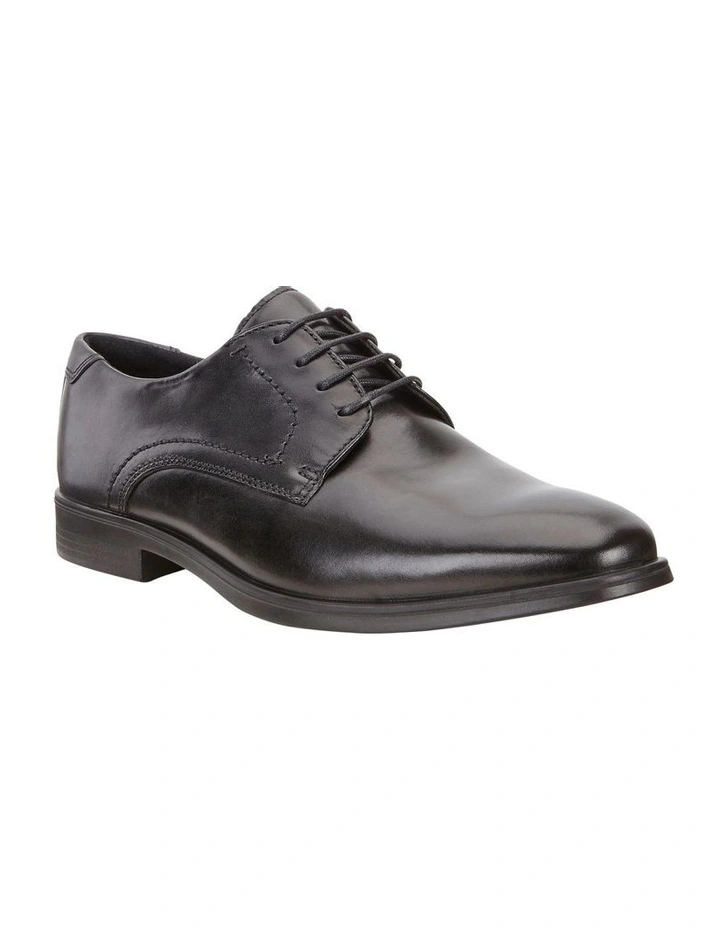 ECCO Melbourne Lace-Up Derby Shoes In Black 3 ECCO Melbourne Lace-Up Derby Shoes In Black