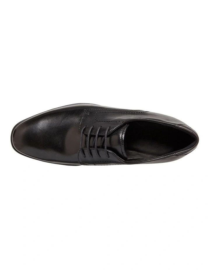 ECCO Melbourne Lace-Up Derby Shoes In Black 8 ECCO Melbourne Lace-Up Derby Shoes In Black - Image 6