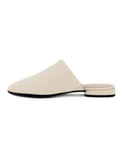 ECCO Anine Squared Womens Mule Shoe In Cream -Ecco 946045630 4 720x928