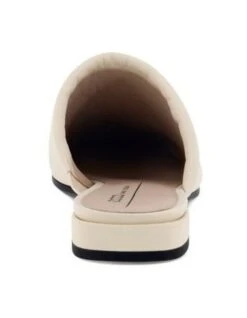 ECCO Anine Squared Womens Mule Shoe In Cream -Ecco 946045630 5 720x928