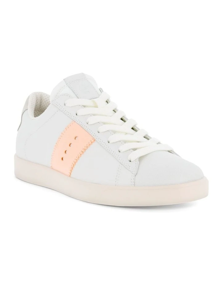 ECCO Street Lite Womens Sneaker In White/Pink 7 ECCO Street Lite Womens Sneaker In White/Pink - Image 5