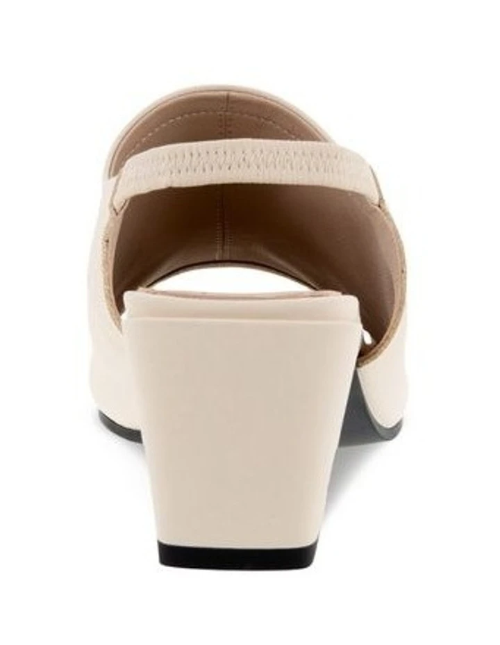 ECCO Elevate Squared 50 Sandal In Bone 6 ECCO Elevate Squared 50 Sandal In Bone - Image 4