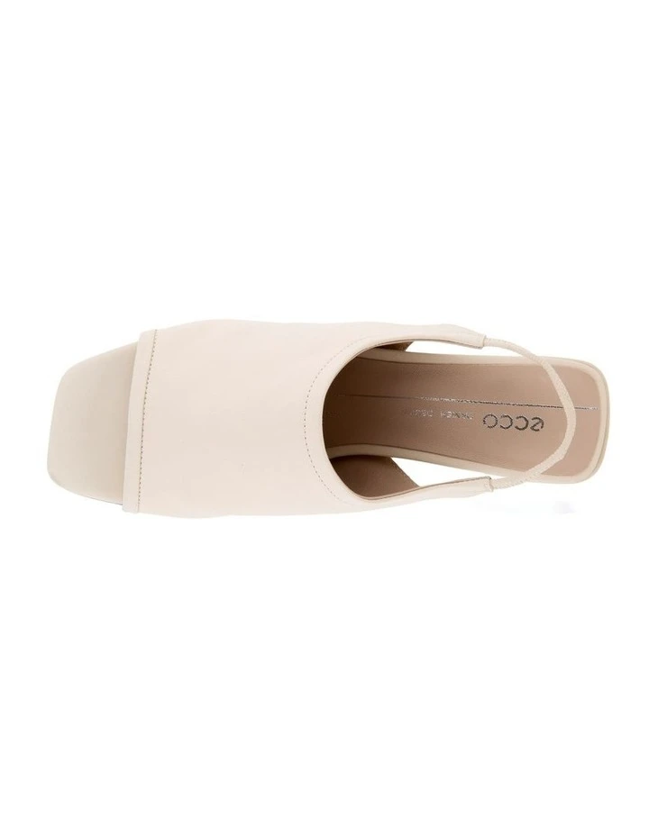 ECCO Elevate Squared 50 Sandal In Bone 8 ECCO Elevate Squared 50 Sandal In Bone - Image 6
