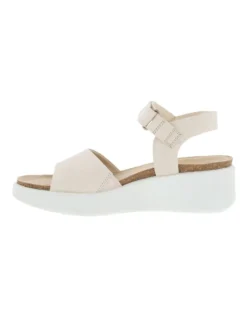 ECCO Flowt Sandal In Cream -Ecco 965621800 5 720x928